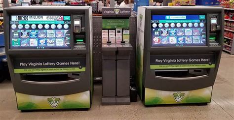 Virginia Lotteries Kiosk.